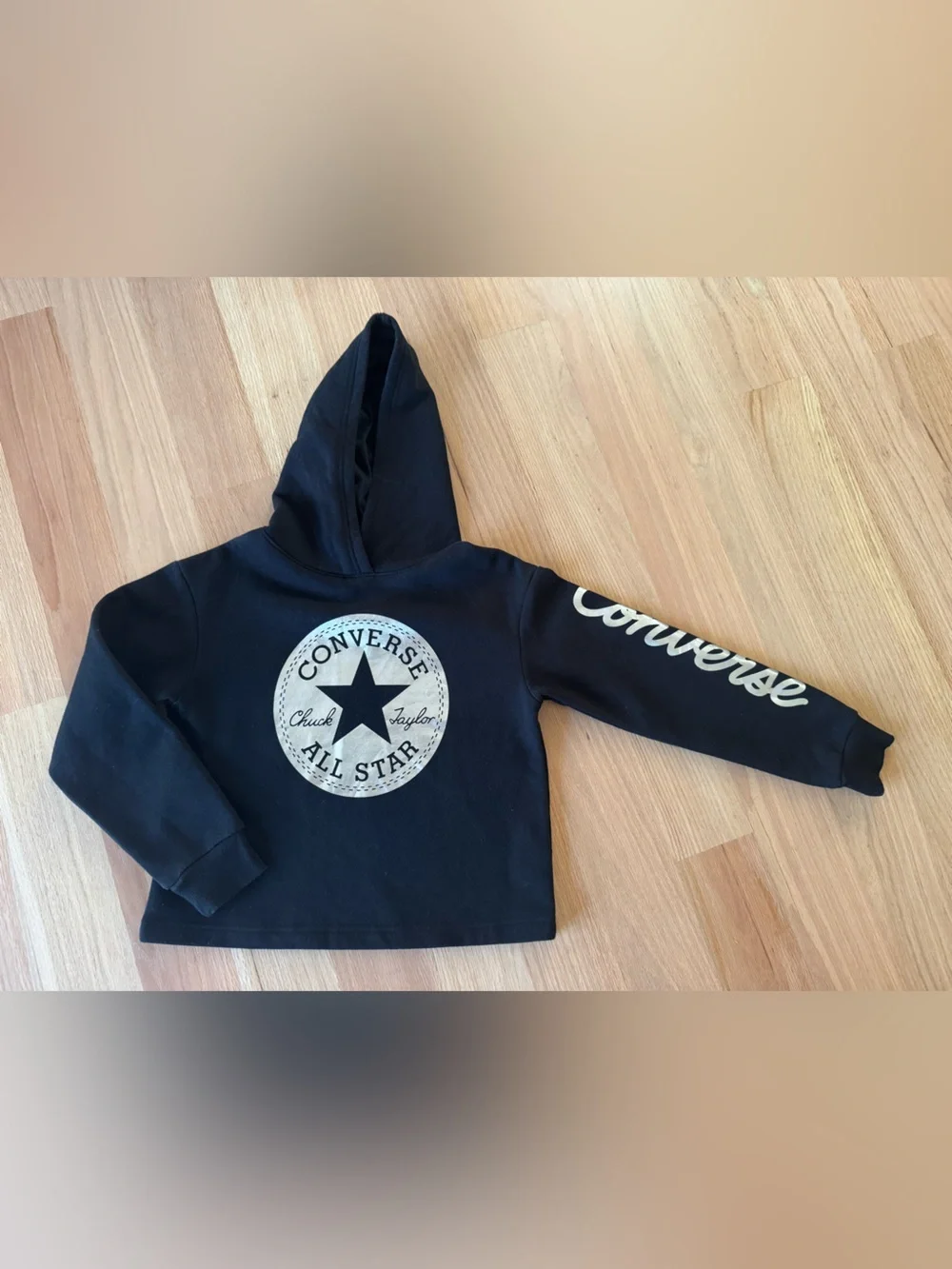 Converse Black Kids All Star Pullover Hoodie 12-13 Years